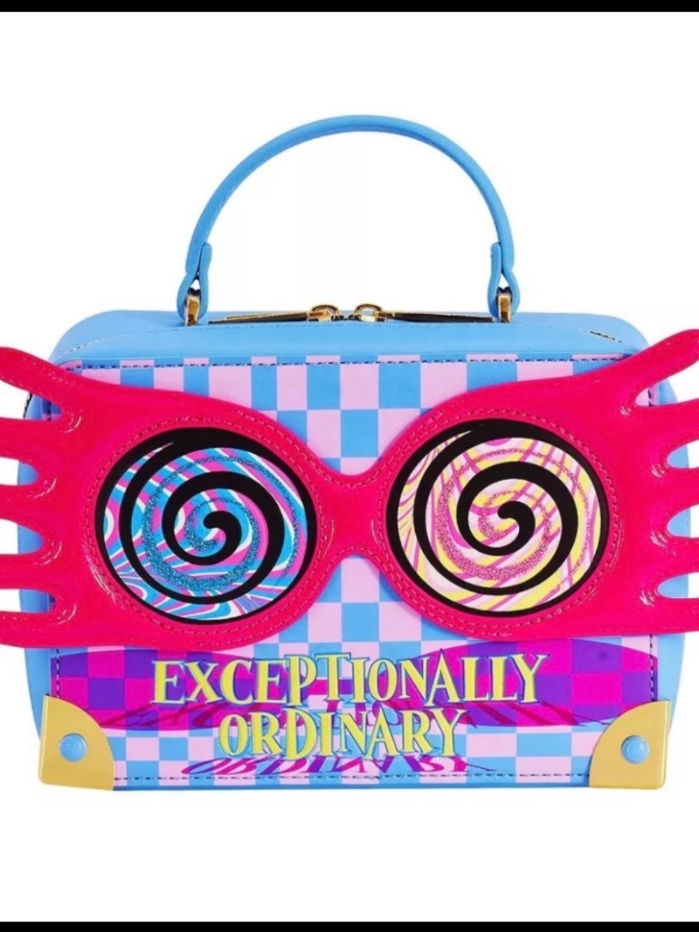 Fred Segal Harry Potter Luna Lovegood Glasses Crossbody Handbag Bag Purse NEW